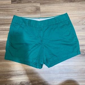 J. Crew Kelly Green Chinos Shorts